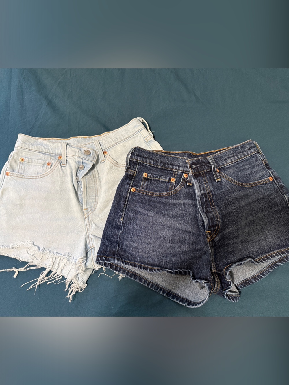 Levi's Women’s Denim Cutoff Shorts — Light Wash & Dark Wash